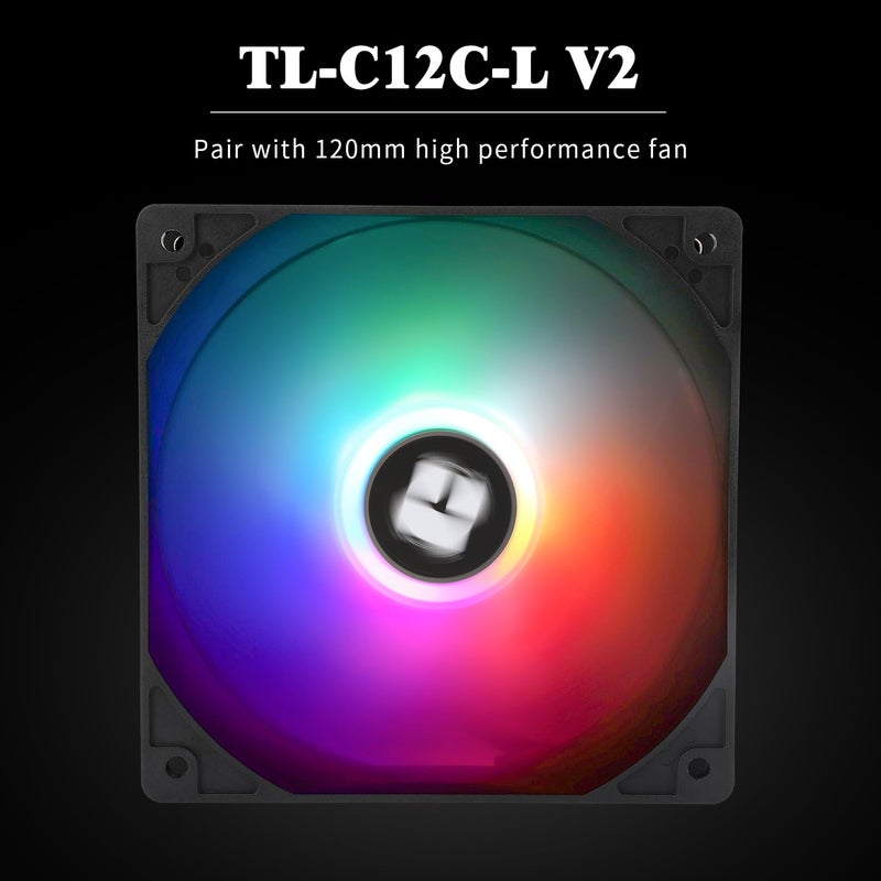 Thermalright مبرد المعالج Assassin X 120R SE V2، 4×6mm أنابيب حرارية، سرعة 1550RPM مروحة RGB PWM هادئة بمقاس 120mm مع محمل S-FDB، لـ AMD AM4 AM5/Intel 1700/1150/1151/1200/1851 - Image 3